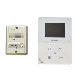 KOCOM 4″ Color Handsfree Video Kit Expandable