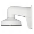 White Angle Wall Mount Bracket for Dome