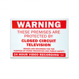 Large CCTV Warning Sign