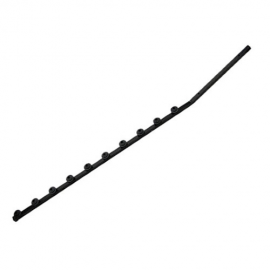 10 Line Square Tube Angle Black