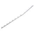 8 Line Angle Square Tube Angle White