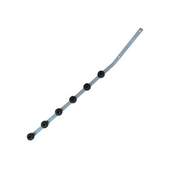 6 Line Flat Bar Angle Galvanised