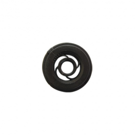 Round Bar Insulator Bobbin Black