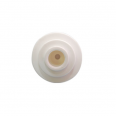 Flat Bar Insulator Bobbin White