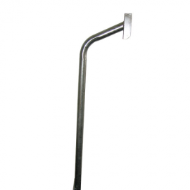 Gooseneck With Rain Shield Galvanised