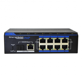 8 Port PoE Switch with a 1Gb Ethernet & 1 SFP Uplink Port